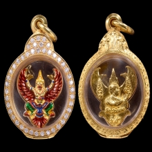 พญาครุฑล้างอาถรรพ์ 2 พระอาจารย์วราห์ วัดโพธิ์ทอง ปี62 ทองคำ