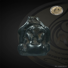 พระปิดตาพิชัย พิมพ์4หน้า กรุคลองตะเคียน พร้อมบัตรรับรอง