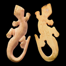 ๙ “สวยแชมป์+จารมือ” จิ้งจกหลวงพ่อหน่าย วัดบ้านแจ้ง ๙