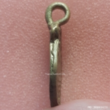 เหรียญหล่อโบราณพิมพ์สองหน้าหลวงพ่ออิ่ม วัดหัวเขา สุพรรณบุรี