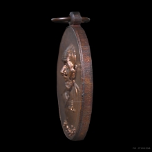 เหรียญอายุยืนครึ่งองค์ หลวงปู่สี ปี 2517