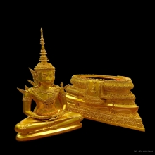 พระบูชา พระพุทธปฏิมาสุวรรณภูมิสิริโชค การบินไทย ภปร.