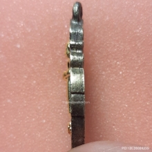 เหรียญหล่อใบสาเกพระพุทธหลวงพ่อวัดบ้านแหลม สมุทรสงคราม ปี2541