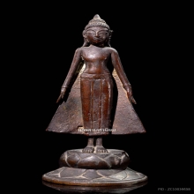 พระพุทธรูป สมัยอยุธยา ราชวงศ์บ้านพลูหลวง ปางเปิดโลก หายาก