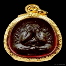 พระปิดตากนกข้าง เนื้อผงใบลานฝังตะกรุดคู่ หลวงปู่โต๊ะ