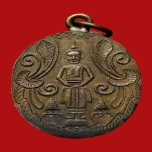 หลวงพ่อวัดบ้านแหลม รุ่นแรก เนื้อฝาบาตร ปี2460