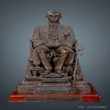 พระบรมรูปจำลองในหลวง ร.9 นั่งบัลลังค์ ปี2539