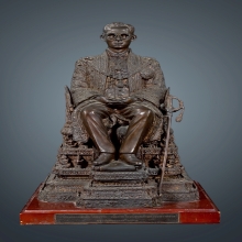 พระบรมรูปจำลองในหลวง ร.9 นั่งบัลลังค์ ปี2539