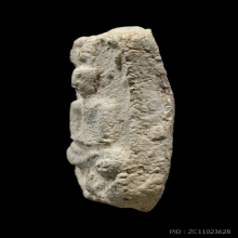 พระผงพิมพ์ขุดสระเล็ก หลวงปู่เผือก วัดกิ่งแก้ว ปี 2460