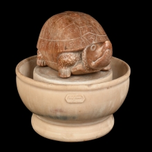 พญาเต่าเรือน หลวงพ่อสนิท วัดลำบัวลอย ศิลปหัวงูเหลือม