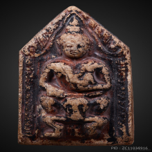 พระขุนแผนอุ้มกุกุมารขี่โหงพรายหลวงพ่อกวยวัดโฆสิตารามยุคต้น