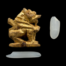 สิงห์หลวงปู่ยิ้ม วัดหนองบัว (หายาก)