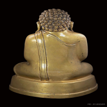 พระบูชาสังกัจจายน์เชียงแสน-รัชกวลยุคต้นๆ ขนาดหน้าตัก 5นิ้ว