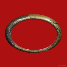 แหวนปลอกมีดหลวงปู่ดู่วัดสะแกเนื้อทองเหลือง 