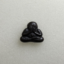 พระปิดตาหลังรูปเหมือนหลวงปู่ทิม เนื้อนวะ พ.ศ.2517