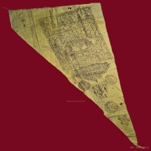 ธงปัดระเบิด หลวงปู่เปลี่ยน วัดใต้ รุ่นอินโดจีน