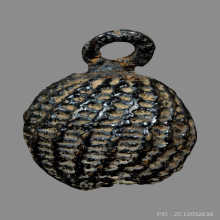 ลูกอม หลวงพ่อพริ้ง วัดบางปะกอก ลงรักถักเชือก