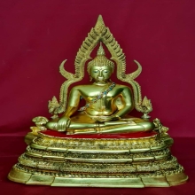 พระบูชาหลวงพ่อชินราช 6 นิ้ว เสาร์ ๕ กะไหล่ทอง ปี2523