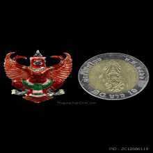 พญาครุฑ อ.วราห์ รุ่น เลื่อนสมณศักดิ์ พิมพ์ใหญ่ เนื้อเงินลงยา