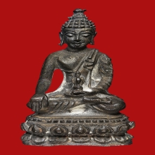 พระกริ่งอรหัง หลวงปู่แหวน สุจิณโณ ปี ๒๕๑๗ เนื้อนวะโลหะ