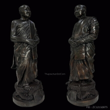 พระบูชายืนหลวงปู่สิมฯ วัดถ้ำผาปล่อง เชียงใหม่ ปี 2534