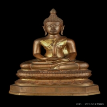 พระพุทโธกลาง คุณแม่บุญเรือน โตงบุญเติม ปี2500