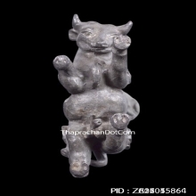 วัวธนู อาจารย์เณรวิเศษณ์ สิงห์คำ รุ่นแรก เนื้อเงิน ปี2519