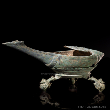 สังข์สำริดสมัยลพบุรี 