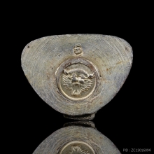 รูปหล่อรุ่นแรกหลวงพ่อมุม วัดนาสัก เนื้อเงิน ปี ๒๕๑๙