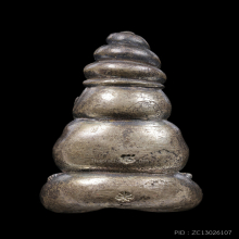 พระปิดตาพ่อท่านจันทร์ วัดทุ่งเฟื้อ ปี๒๕๒๗ เนื้อเงิน