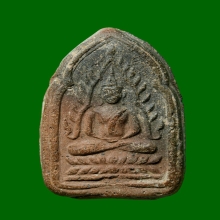 พระพุทธชินราชหลังสองปางนิยม เนื้อดิน กรุบางยี่หน สุพรรณบุรี