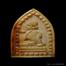 งาแกะแม่นางกวัก หลังพระพุทธหลวงพ่อเดิม วัดหนองโพ