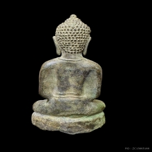 พระพุทธรูปศิลปะหริภุญชัย เนื้อสำริด