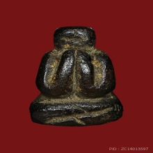 พระปิดตาปั้นลอยองค์หลวงพ่อแก้ว วัดปากทะเล ตลับทอง 