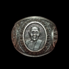 แหวนเงิน หลวงปู่มัง วัดเทพกุญชร ปี 2535 ลพบุรี