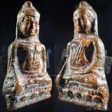 พระหูยาน พิมพ์เล็ก เนื้อตะกั่วสนิมแดง กรุวัดพระศรีฯ ลพบุรี