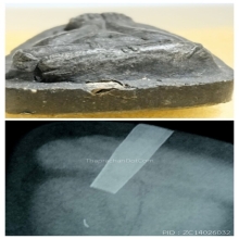 พระปิดตาปลดหนี้เนื้อใบลาน พิเศษตะกรุดคู่ หลวงปู่โต๊ะ 