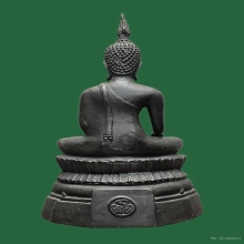 พระบูชารุ่นแรก หลวงพ่อดำ วัดตะคล้ำเอน กาญจนบุรี