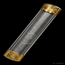 ตะกรุด หลวงปู่โต๊ะ เนื้อตะกั่ว เลี่ยมทองพร้อมใช้