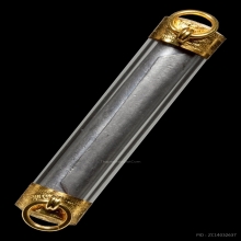 ตะกรุด หลวงปู่โต๊ะ เนื้อตะกั่ว เลี่ยมทองพร้อมใช้