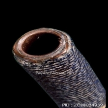 ตะกรุดโทนหลวงพ่อทบ วัดชนแดน เนื้อทองแดง ถักเชือก ลายธงชาติ