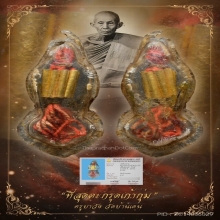 “ที่สุดตะกรุดเก้ากุ่มเนื้อทองคำ”ครูบาวัง บ้านเด่น