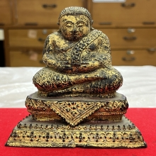 พระสังกัจจายน์ รัตนะ3 นิ้ว สวยมากทองเต็ม 