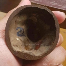 พระพิฆเนศขนาดบูชาหน้าตัก 3 นิ้ว มีจารใต้ฐาน 