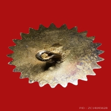 เหรียญกระดุมฉลอง 25 พุทธศตวรรษ ปี 2500 เนื้อเงินลงยา