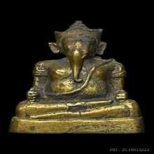 รูปหล่อพระพิฆเนศองค์ประธานโบสถ์พราหมณ์ ปี 30 ผิวดั่งทอง