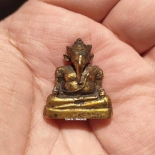 รูปหล่อพระพิฆเนศองค์ประธานโบสถ์พราหมณ์ ปี 30 ผิวดั่งทอง