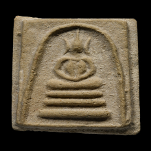 สมเด็จเผ่าพิมพ์อกร่องหูบายศรี วัดบางขุพรหม ปี2495 ไม่ตัดปีก