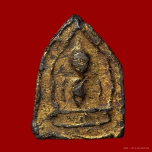 พระขุนแผนซุ้มเรือนแก้ว เนื้อดิน ลงรักปิดทอง อยุธยา