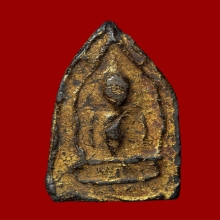 พระขุนแผนซุ้มเรือนแก้ว เนื้อดิน ลงรักปิดทอง อยุธยา